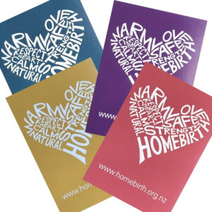 Home Birth Aotearoa Stickers