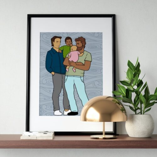 Takatāpui Tane - Unframed Print