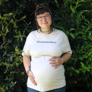 Homebirther T-shirt Bone